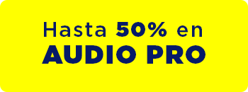 Audio pro con hasta 50% dcto