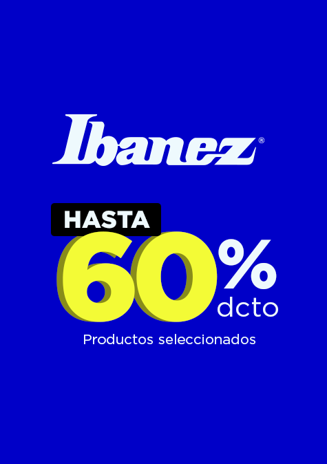 Ibanez con hasta 50% dcto